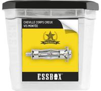 Tassello ESSBOX SCELL-IT corpo cavo, Spyder plus, Ø 5 mm x 75 mm, scatola da 30, ideale per carichi pesanti a molto pesanti, fissaggio robusto e affidabile per l'uso in pareti in calcestruzzo
