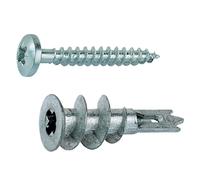 Tassello Fischer Gkm 12 Metallo per Cartongesso Lunghezza 31 mm 100 Pezzi