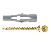 Tassello in Nylon con Vite Fu V Ø 8 mm MMX50 Vite 4,5 MMX60 50 Pezzi