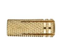 Tassello in ottone M4 M5 M6 M8 M10 M12, tassello ancorante, filettatura interna metrica (25, M10 x 34 mm)