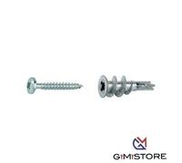 Tassello Metallo Per Cartongesso 'Gkm 12' Lunghezza 31 mm Fischer 100 PZ