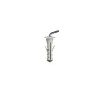 Tassello nylon c/vite a gancio corto m4x9x40 conf. 200 pz.