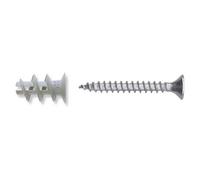 TASSELLO NYLON CON VITE PER CARTONGESSO 22 mm Fissaggi Fischer (Pz.50)