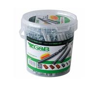 Tassello Nylon 'Gl' Con Vite Truciolare Tps Ø 5,0X50. In Barattolo Plastico Trasparente. All'Interno 1 Punta Per Muro Omaggio.