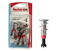 Fischer Tasselli Duoblade per Cartongesso Autoforanti ed Espandenti, 10 Pezzi, per Singola o Doppia Lastra