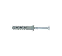 TASSELLO PREMONTATO IN NYLON CON BORDO PIATTO Tass 8x100 Vite 4.8x105 (Pz.100)