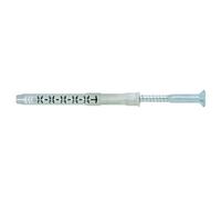 Tassello Prolungato Premontato In Nylon Con Vite Zincata Bianca Fm-X5 - ø mm.8x8