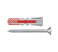 Fischer Tasselli Propack Duopower 8x40 – 120 pezzi, con vite in barattolo riutilizzabile