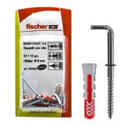 Tassello universale Fischer Duopower gancio Ø 6 mm 6 pz