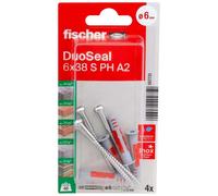 Tassello universale Fischer DuoSeal 6 x 38 S A2 K
