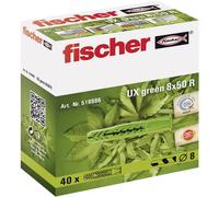 Tassello universale Fischer UX GREEN 10 x 60 R 60 mm 10 mm 518887 20 pz.