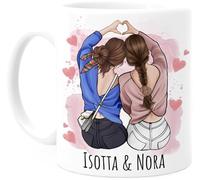 Tassenliebling® - Tazza Amica Personalizzata con Frase - Regali per Amiche Speciali - Regalo per la Migliore Amica - Regalo di Amicizia - BFF - Ceramica 330ml