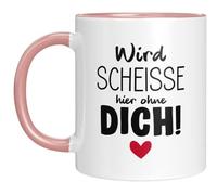 TassenTicker - Fa schifo senza di te - regalo di addio ai colleghi - miglior collega - cambio di lavoro - regalo - addio - nuovo lavoro - collega caro - ingresso in pensione - pensione - pensione -