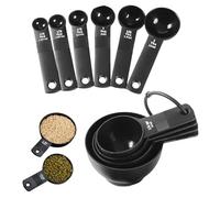 Tasses Cuillères Mesurer - Polyvalent Ergonomique 8 Pièces Ensemble Gadgets Cuisine | Pâtisserie Cuisson Liquide Cuisine Ergonomique, Mesure Humide, Boulangerie & Maison