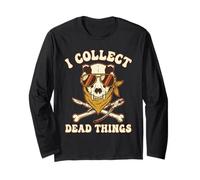 Tassidermia I Collect Dead Things Vintage Taxidermist Maglia a Manica