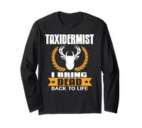 Tassidermista Porto in Vita i Morti Umoristico Maglia a Manica