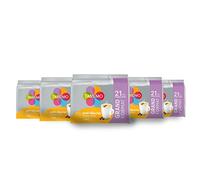 Tassimo, 105 cialde caffè per colazione compatibili con macchine TASSIMO 105 caffè rotondo ed equilibrato, 5 confezioni da 21 capsule