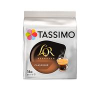 Tassimo Carte Noire Expresso Classic, Intenso, Caffè, Arabica, Capsule Caffè, 16 T-Discs