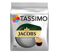 Tassimo Espresso Ristretto, Capsule Caffè, Caffè, Tostato Macinato Pacco da 5, 5 x 16 T-Discs