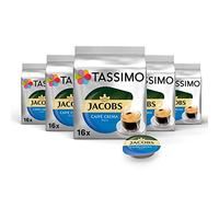 Tassimo Jacobs Crema Sanft & Mild, Capsule Caffé, Caffé Tostato Macinato, Pacco da 5, 5 x 16 T-Discs