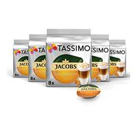 Tassimo Jacobs Latte Macchiato al Caramello, Bevanda Calda, Caffè, 5x 16 T-Discs