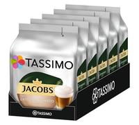 Tassimo Jacobs Latte Macchiato classico, caffè latte, Caffè, Capsule, Confezione da, 5 X 16 T-Discs (8 porzioni)