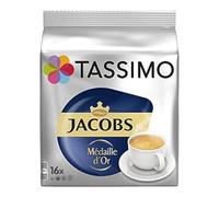 Tassimo Jacobs Médaille d’Or, Caffè, Arabica, Capsule Caffè Tostato Macinato, 16 T-Discs