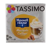 Tassimo Maxwell House Macchiato Caramel, Caffè, Capsule di Caffè, Caffelatte, 8 Porzioni