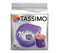 Tassimo Milka Specialità al Cacao, Porzioni da Bicchiere, Cioccolata, Capsule, 8 T-Discs / Porzioni