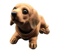 Tasso - Adorabile cane da pisolino, cruscotto estetico - | Lunga durata in resina divertente - Testa Bobble - Figura a forma di testa - accessori per auto animale, amanti degli animali e