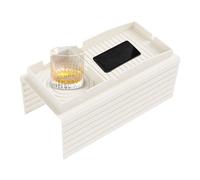 Tasso di Diatro di Cauche Couch - Tavolo da Divano in Silicone da 36 Cm, Supporto per Non Slip, Varie Funzioni Organizzatore Pieghevole | Paesaggi Flessibili per I Braccioli per La TV Che Guarda