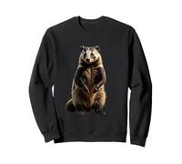 Tasso in piedi sulle gambe posteriori Wildlife Ritratto Felpa