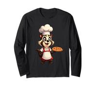 Tasso pizzaiolo con Cappello da Chef e Pizza Maglia a Manica