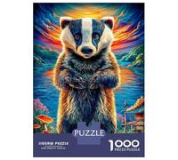 Tasso Puzzle 1000 Pezzi, Impossibile Jigsaw Puzzle Per Adulti Bambino, Giochi Stimolanti Per Tutta La Famiglia 52x38cm/1000pcs