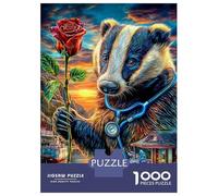 Tasso Puzzle 1000 Pezzi, Jigsaw Puzzle Per Adolescenti E Bambini, Giochi Stimolanti Per Tutta La Famiglia 38x26cm/1000pcs