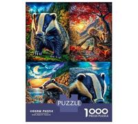 Tasso Puzzle 1000 Pezzi, Jigsaw Puzzle Per Adolescenti E Bambini, Giochi Stimolanti Per Tutta La Famiglia 52x38cm/1000pcs