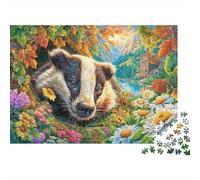 Tasso Puzzle 1000 Pezzi, Jigsaw Puzzle Per Adulti E Ragazzi Dai 14 Anni in Su, Giochi Stimolanti Per Tutta La Famiglia 70x50cm/1000pcs