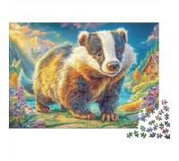 Tasso Puzzle 1000 Pezzi, Jigsaw Puzzle Per Adulti E Ragazzi Dai 14 Anni in Su, Giochi Stimolanti Per Tutta La Famiglia 52x38cm/1000pcs