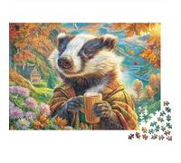 Tasso Puzzle 1000 Pezzi, Jigsaw Puzzle Per Adulti E Ragazzi Dai 14 Anni in Su, Giochi Stimolanti Per Tutta La Famiglia 38x26cm/1000pcs