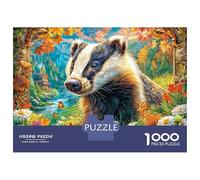 Tasso Puzzle 1000 Pezzi, Jigsaw Puzzle Per Adulti E Ragazzi Dai 14 Anni in Su, Giochi StimolFormicai Per Tutta La Famiglia 52x38cm/1000pcs