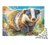 Tasso Puzzle 1000 Pezzi Per Adulti E Ragazzi Dai 14 Anni in Su, Giochi StimolFormicai Per Tutta La Famiglia 70x50cm/1000pcs