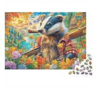 Tasso Puzzle 1000 Pezzi Per Adulti E Ragazzi Dai 14 Anni in Su, Giochi StimolFormicai Per Tutta La Famiglia 52x38cm/1000pcs