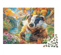 Tasso Puzzle Da 1000 Pezzi - Puzzle Ad Alta Difficoltà,Giochi StimolFormicai Per Tutta La Famiglia 38x26cm/1000pcs