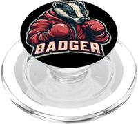 Tasso sportivo con discorso per gli amanti della boxe e del tasso PopSockets PopGrip per MagSafe