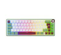 Tasta meccanica 66 RGB Scapabile a caldo cablato 65% per gioco portoghese brasiliano da RK R65(Brazilian GreenSand)