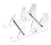 Tastboard Stand - per Tastiera | Scaffali di Stoccaggio | Acrilico per Scaffali con 3 Strati | Studio sugli Uffici del Gabinetto per La Collezione di Mostre per Salvataggio Robusto Trasparente P