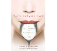 Nicola Perullo Taste as Experience (Copertina rigida)