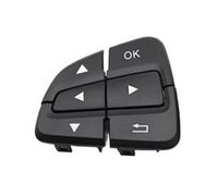 Tasti Comandi Al Volante Compatibile Con Benz Per Classe GLA W156 2017 2018 2019 A09990506009107 A09990507009107 Pulsanti Volante Dell'auto Coperchio Dell'interruttore Controllo(Silver,1pcs Left)