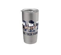 Tasti Della Tastiera Del Computer La Task Force Nerd Umorismo Illustratio Bicchiere termico in acciaio inox doppia parete