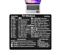 Tasti di scelta rapida, parole in PVC, e guida di riferimento rapida, adesivi per tasti di scelta rapida da tastiera per laptop, adesivi per tasti di scelta rapida per desktop e laptop